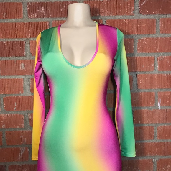 Rainbow Sherbet Midi Dress - Picture 4 of 8